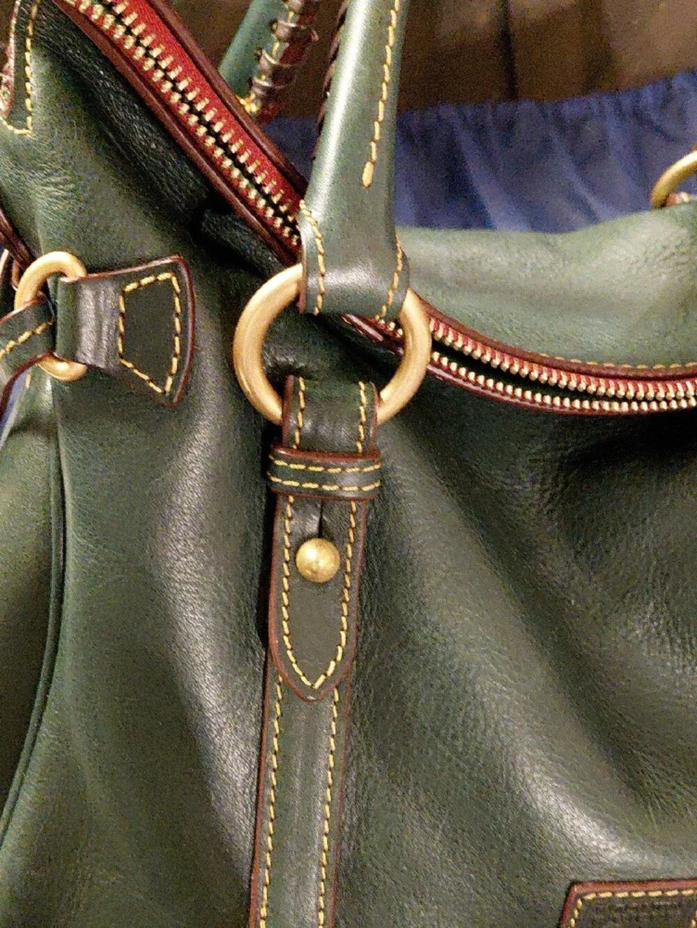 Dooney & Bourke Large Florentine Satchel In Ivy